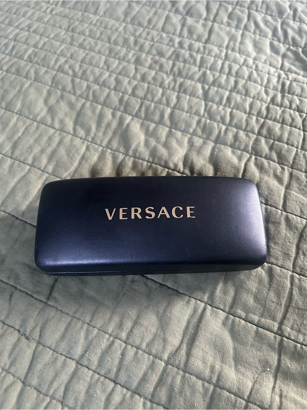 Versace black and Gold Eyewear Case